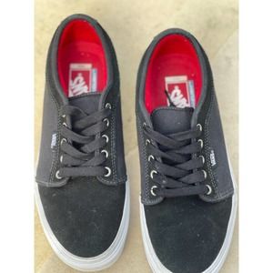 Vans Chukka Low Black/Whilte/Chili Pepper Men's Size 8.5 Wom 10